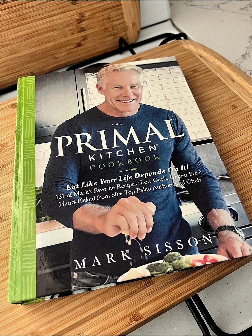 The Primal Kitchen Cookbook by Mark Sisson Hardcover Paleo Gluten-Free Recipes